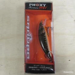 Leurre SAKURA Phoxy Minnow Sinking HW 62 Mm Modèle Ghost Green Vairon