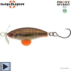 Leurre Sakura Phoxy Spybait 35 S 35mm 4.4g Real Life Spawing Vairon