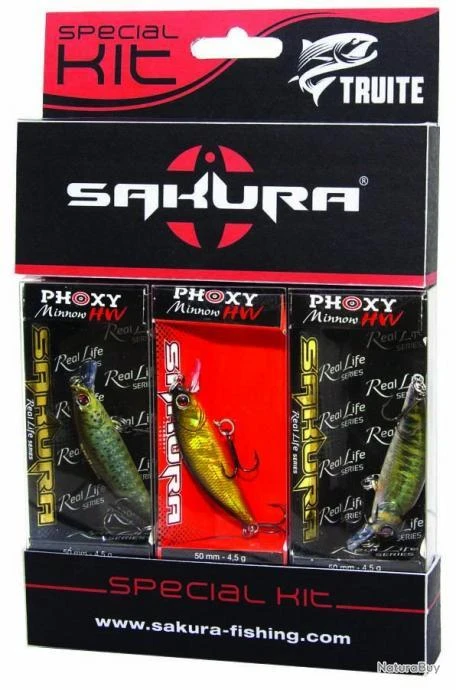 Pack 3 Phoxy Minnow 40 S 40 MM 2.6 G Leurre Truite Perche Sakura 3 Pack 3 Phoxy Minnow 40 S 40 MM 2.6 G Leurre Truite Perche Sakura