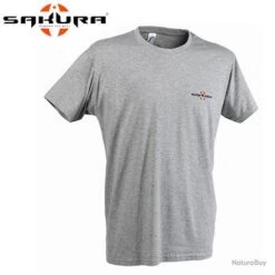 T Shirt Sakura Logo Grey