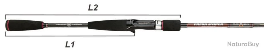 Canne Casting Sakura Fresh Sniper 742 XH 2 11 117cm 2,25m 14-70g 168g 4 Canne Casting Sakura Fresh Sniper 742 XH 2 11 117cm 2,25m 14-70g 168g – Image 2