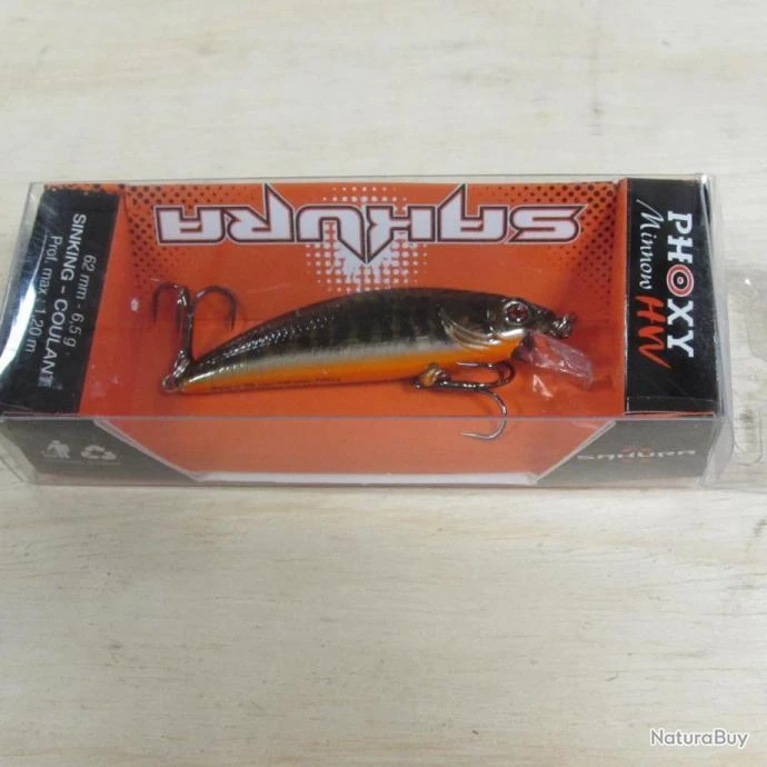 Leurre SAKURA Phoxy Minnow Sinking HW 62 Mm Modèle Ghost Green Vairon 4 Leurre SAKURA Phoxy Minnow Sinking HW 62 Mm Modèle Ghost Green Vairon – Image 2