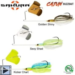 Leurre Sakura Buzzbait Cajun 3/8 Oz 10.5g Sexy Shad -Pêche Sportive-SAKURA 00002 Leurre Sakura Buzzbait Cajun 3 8 Oz 10.5g Sexy Shad