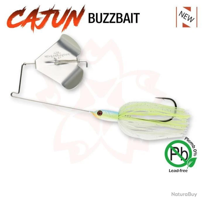 Leurre Sakura Buzzbait Cajun 3/8 Oz 10.5g Golden Shiny 5 Leurre Sakura Buzzbait Cajun 3/8 Oz 10.5g Golden Shiny – Image 3