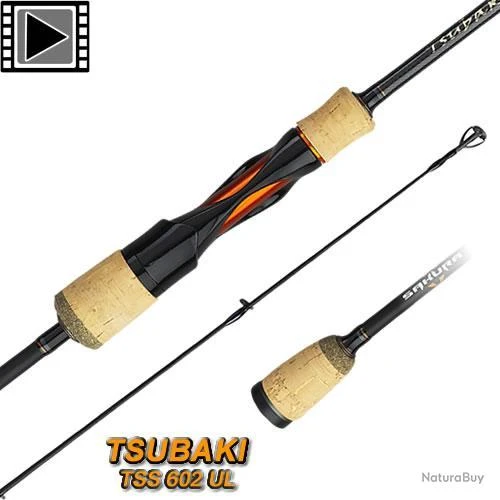 Canne Sakura Tsubaki Spinning TSS 602 UL 1.83m 0.5-5g 4 Canne Sakura Tsubaki Spinning TSS 602 UL 1.83m 0.5-5g – Image 2